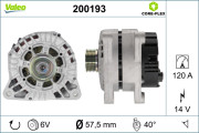 200193 Alternátor VALEO CORE-FLEX VALEO