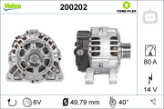 200202 generátor VALEO CORE-FLEX VALEO