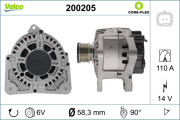 200205 Alternátor VALEO CORE-FLEX VALEO