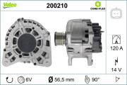 200210 Alternátor VALEO CORE-FLEX VALEO