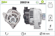 200314 generátor VALEO CORE-FLEX VALEO