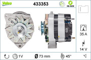 433353 Alternátor VALEO RE-GEN REMANUFACTURED VALEO