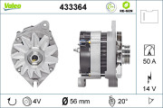 433364 Alternátor VALEO RE-GEN REMANUFACTURED VALEO