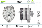 433374 Alternátor VALEO RE-GEN REMANUFACTURED VALEO