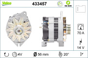 433457 Alternátor VALEO RE-GEN REMANUFACTURED VALEO