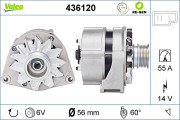 436120 Alternátor VALEO RE-GEN REMANUFACTURED VALEO