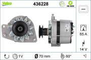 436228 Alternátor VALEO RE-GEN REMANUFACTURED VALEO