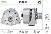 436259 Alternátor VALEO RE-GEN REMANUFACTURED VALEO