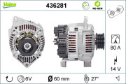 436281 generátor VALEO RE-GEN REMANUFACTURED VALEO