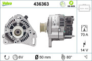 436363 generátor VALEO RE-GEN REMANUFACTURED VALEO