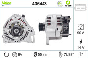 436443 Alternátor VALEO RE-GEN REMANUFACTURED VALEO