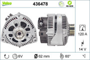 436478 Alternátor VALEO RE-GEN REMANUFACTURED VALEO