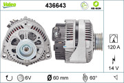 436643 Alternátor VALEO RE-GEN REMANUFACTURED VALEO