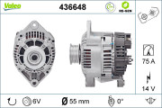 436648 Alternátor VALEO RE-GEN REMANUFACTURED VALEO