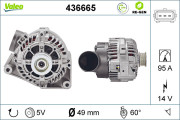 436665 Alternátor VALEO RE-GEN REMANUFACTURED VALEO