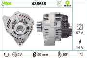 436666 Alternátor VALEO RE-GEN REMANUFACTURED VALEO