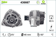 436667 Alternátor VALEO RE-GEN REMANUFACTURED VALEO