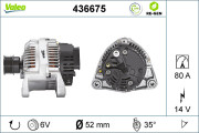 436675 Alternátor VALEO RE-GEN REMANUFACTURED VALEO