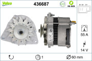 436687 generátor VALEO RE-GEN REMANUFACTURED VALEO