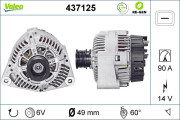 437125 Alternátor VALEO RE-GEN REMANUFACTURED VALEO