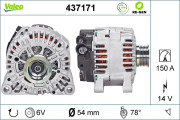 437171 Alternátor VALEO RE-GEN REMANUFACTURED VALEO