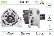 437172 Alternátor VALEO RE-GEN REMANUFACTURED VALEO