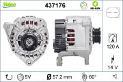 437176 Alternátor VALEO RE-GEN REMANUFACTURED VALEO