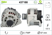 437188 Alternátor VALEO RE-GEN REMANUFACTURED VALEO