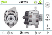 437205 generátor VALEO RE-GEN REMANUFACTURED VALEO