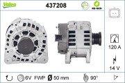 437208 Alternátor VALEO RE-GEN REMANUFACTURED VALEO