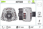 437222 Alternátor VALEO RE-GEN REMANUFACTURED VALEO