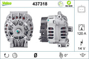 437318 Alternátor VALEO RE-GEN REMANUFACTURED VALEO