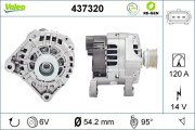 437320 Alternátor VALEO RE-GEN REMANUFACTURED VALEO