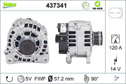 437341 Alternátor VALEO RE-GEN REMANUFACTURED VALEO