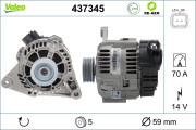 437345 Alternátor VALEO RE-GEN REMANUFACTURED VALEO