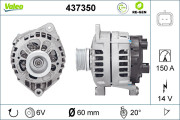 437350 Alternátor VALEO RE-GEN REMANUFACTURED VALEO