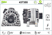 437355 Alternátor VALEO RE-GEN REMANUFACTURED VALEO