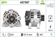 437357 Alternátor VALEO RE-GEN REMANUFACTURED VALEO