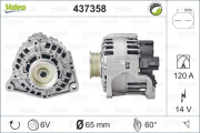 437358 Alternátor VALEO RE-GEN REMANUFACTURED VALEO