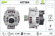 437364 Alternátor VALEO RE-GEN REMANUFACTURED VALEO