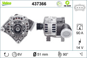 437366 Alternátor VALEO RE-GEN REMANUFACTURED VALEO