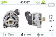 437367 Alternátor VALEO RE-GEN REMANUFACTURED VALEO