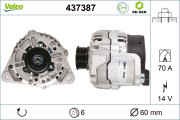 437387 Alternátor VALEO RE-GEN REMANUFACTURED VALEO