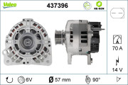 437396 Alternátor VALEO RE-GEN REMANUFACTURED VALEO