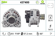 437400 Alternátor VALEO RE-GEN REMANUFACTURED VALEO