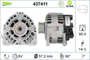 437411 Alternátor VALEO RE-GEN REMANUFACTURED VALEO