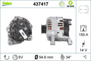 437417 generátor VALEO RE-GEN REMANUFACTURED VALEO