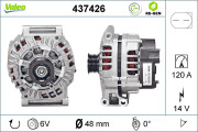 437426 Alternátor VALEO RE-GEN REMANUFACTURED VALEO