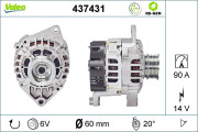 437431 Alternátor VALEO RE-GEN REMANUFACTURED VALEO