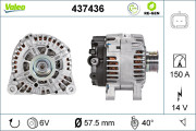 437436 Alternátor VALEO RE-GEN REMANUFACTURED VALEO